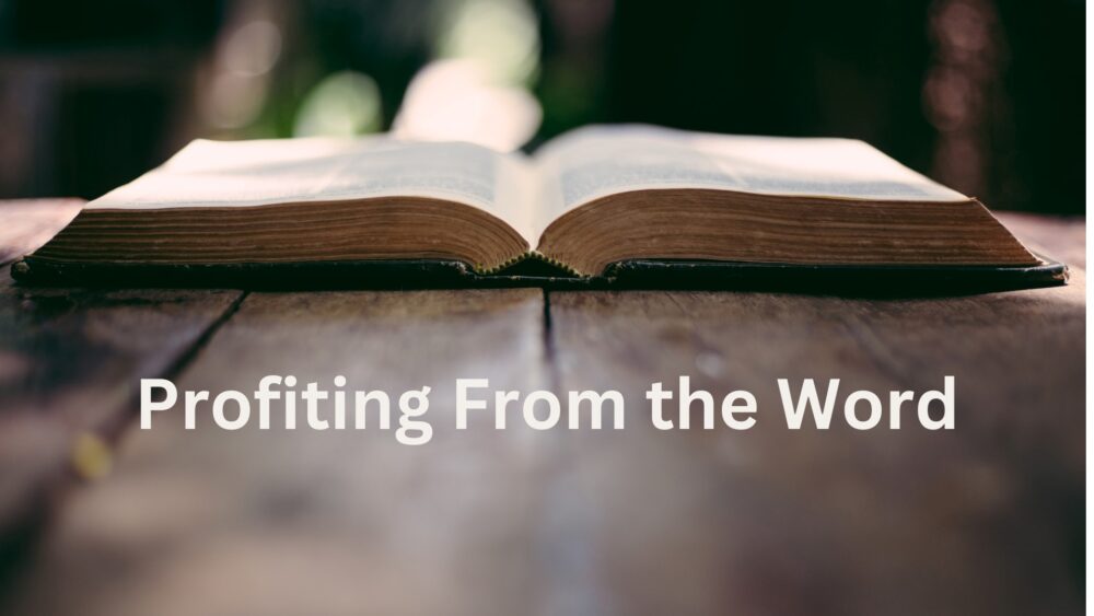 Profiting From the Word