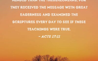 The open-mindedness that pleases God