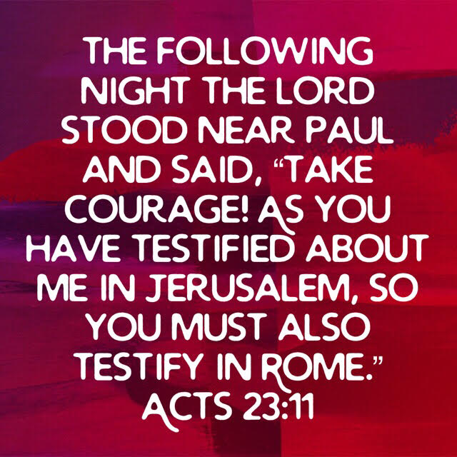 The courage to be faithful