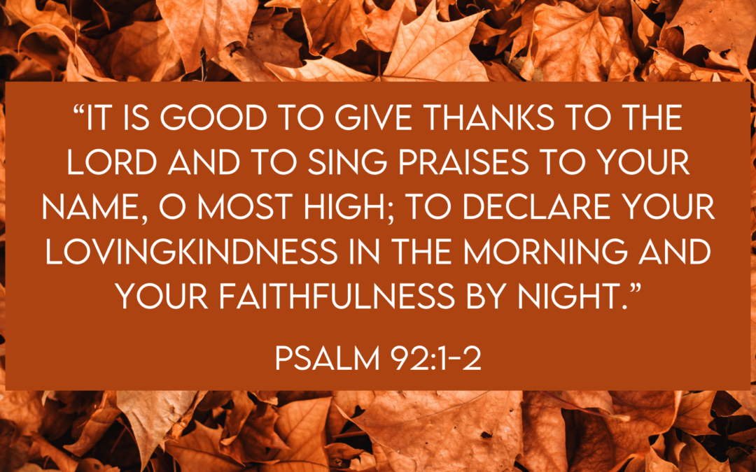 Commemorating the Goodness of God