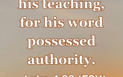 God’s Word has supreme authority
