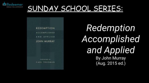 Session 1 - The Necessity of the Atonement Image
